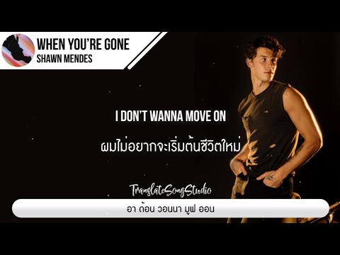 แปลเพลง When You’re Gone - Shawn Mendes