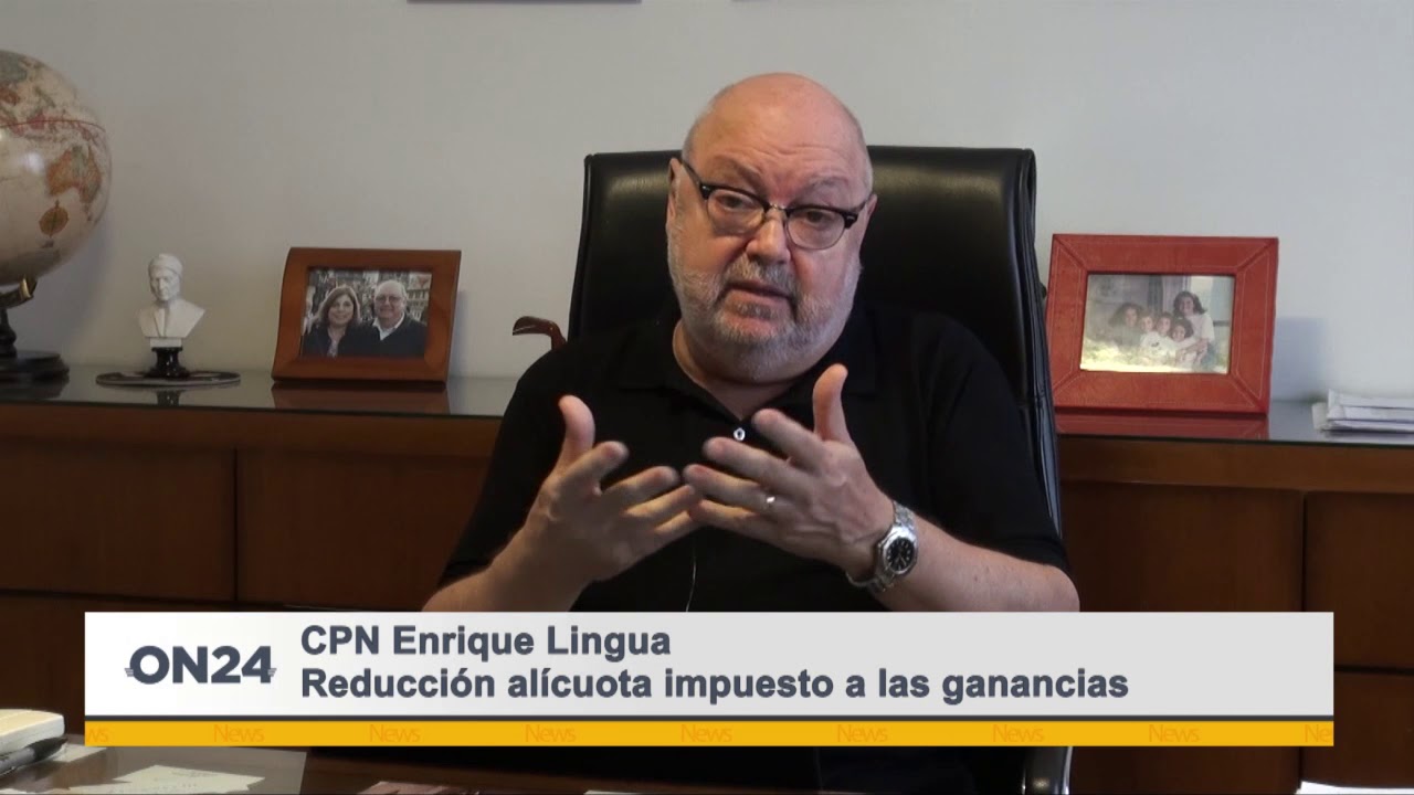 CPN Enrique Lingua - Reducción alícuota impuesto a las ganancias