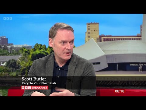 Scott Butler (Recycle Your Electricals) On BBC Breakfast [10.05.2024]