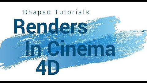 How to make Cinema 4D renders to WWE 2K19