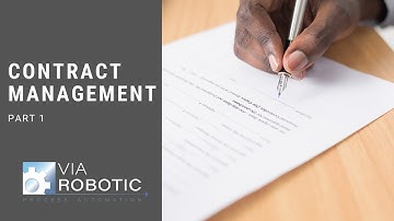 Contract Management with Docusign - Part 1