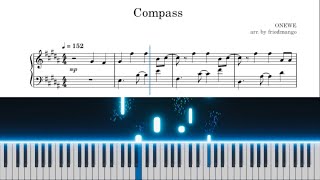 ONEWE (원위) - Compass | piano cover & sheet music