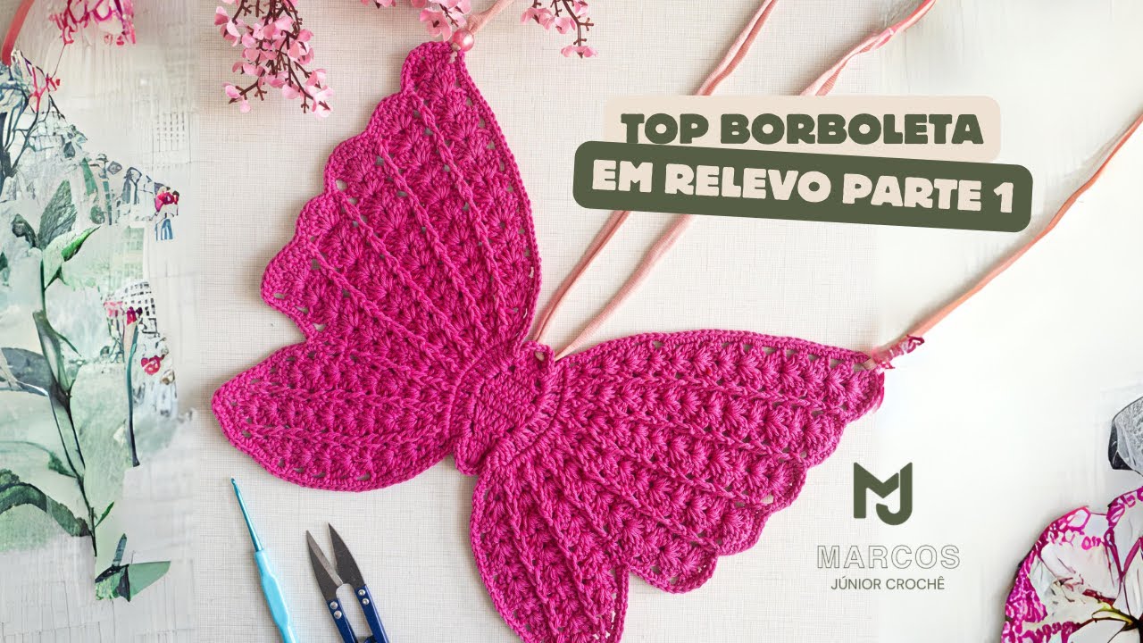 Top borboleta/ Cropped Borboleta- Parte 01 - @Marcosjuniorcroche