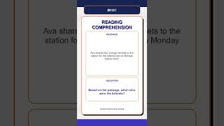 Reading Comprehension Quiz | Based on the passage, what color were the helmets?