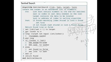 Variations on Sequential Searches