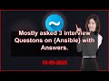 3 Ansible interview QA (2025 Edition) | 2025-09-10 03:19 PM