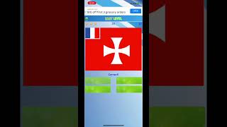 New world flag quiz (iOS) - 1 Minute Gameplay Preview Introduction! (10x Speed) #mobilegame screenshot 5
