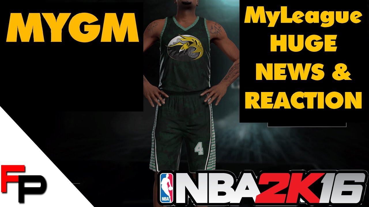 NBA 2K16 - HUGE NEWS on MyLeague and MyGM, My Thoughts