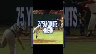 This 75 year old man hit a impossible homerun #explore #fypage #baseball #ytshorts #fyp #history #hi
