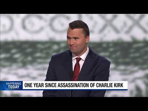 Republican convention pays tribute to Charlie Kirk one year after his killing