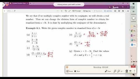 Math 1 SSCE 1693 19 April 2020