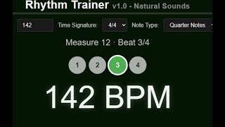 142 BPM  Metronome (1min)