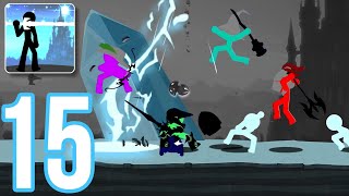 Stickman The Flash - Gameplay Walkthrough Part 15 - HARD Mode Area 2 The Frozen (IOS, Android) screenshot 3