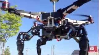 Transforming, Hovering and Auto-landing legs test 