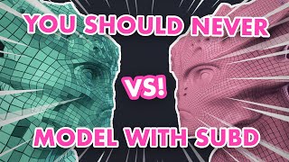 Why You Should Never Model with Subdivisions Active - 3D Modeling Fundamentals