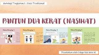 Tingkatan 1 Pantun Dua Kerat (Nasihat)