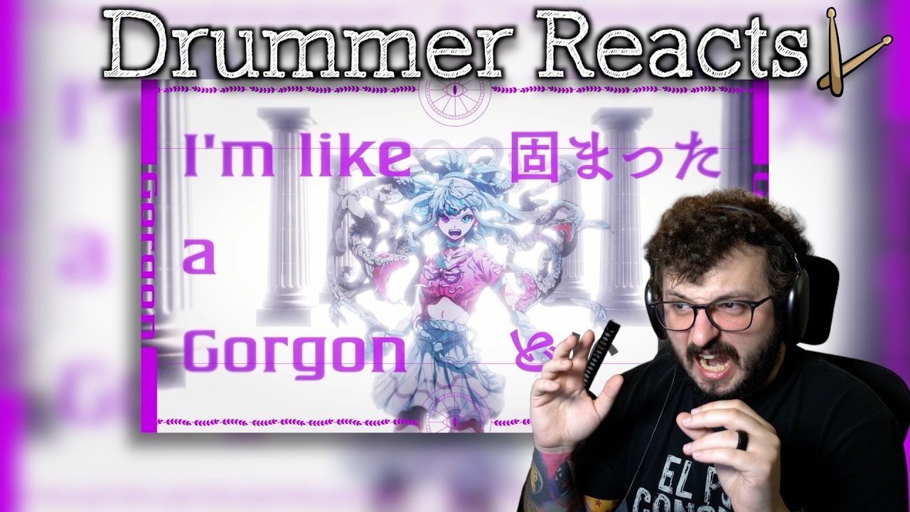 Drummer Reacts to Gorgon feat  初音ミク by @utsupofficial