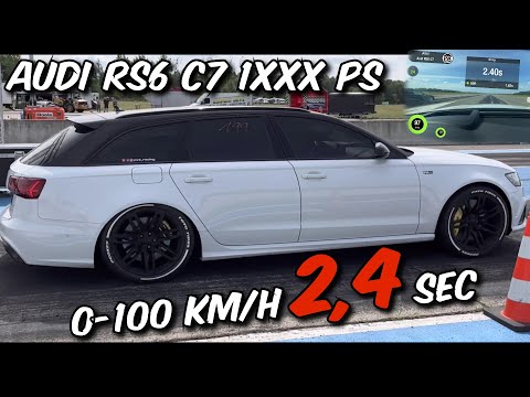 Audi RS6 C7 1200PS | 0-100 km/h World Record?