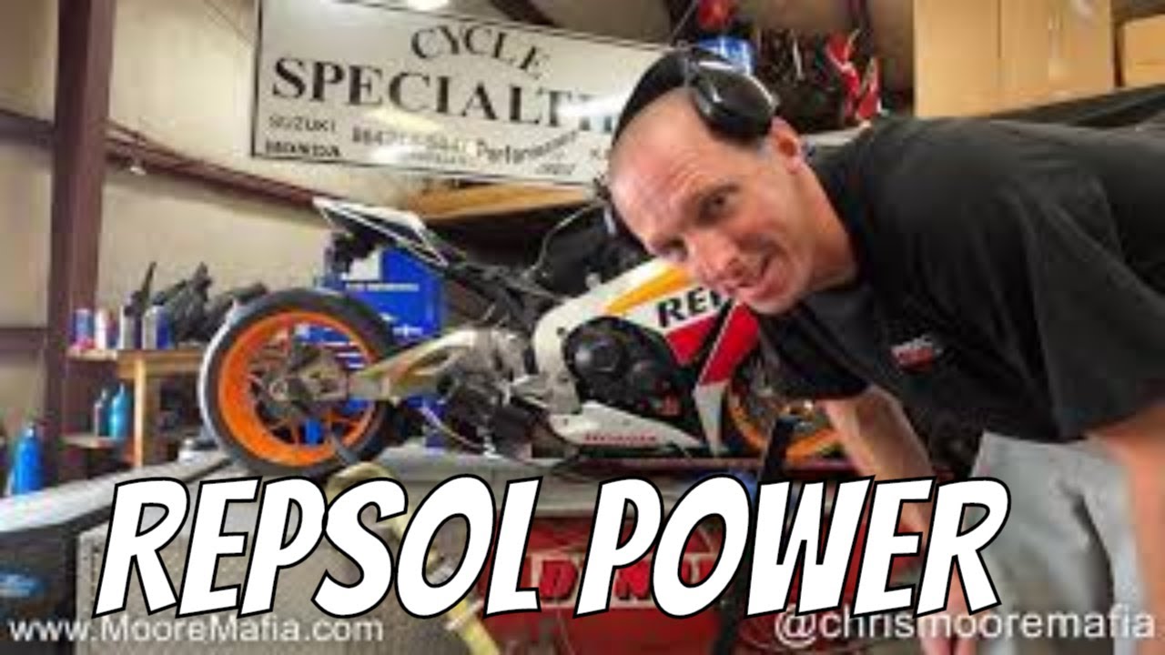 Honda Repsol CBR 1000 RR настройка на динамометре и прошивка ЭБУ - MOORE MAFIA CBR1000RR