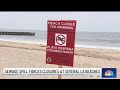 Sewage spill forces closures at several Los Angeles beaches