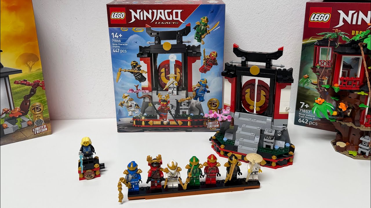 Lego Ninjago Legacy (71866) Ninja Charakter Display inceleme (early Review)