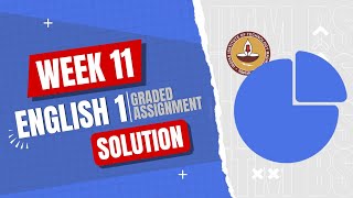 IIT Madras English 1 Week 11 Graded Assignment Solution | IIT Madras BS Degree | GyasBytes