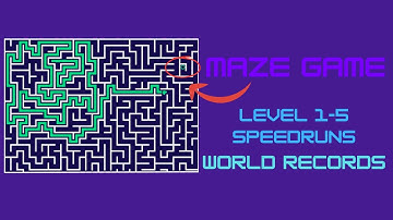 Maze Level 1-5 Normal Mode Speedrun (5 WORLD RECORDS)