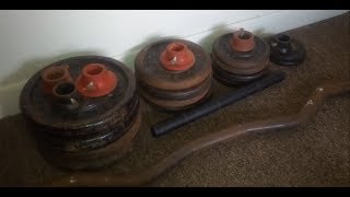 Rusty Weight Set Restoration