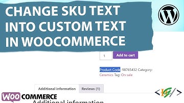 How to Change Product SKU to Custom Text in WooCommerce | Product Frontend | Edit Product & Order
