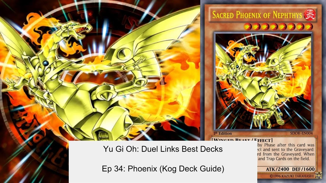 Yu Gi Oh Duel Links best decks Ep 35: Phoenix of Nephthys (KoG Deck Guide,  Burn/Control Counter)