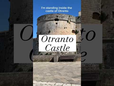 Otranto Castle in Puglia Italy #history #medieval #travel #historyfacts #castle #middleages #puglia