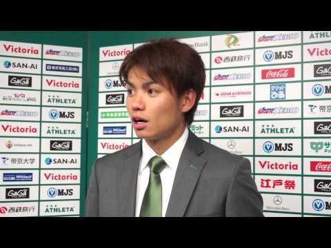 4/17 J2第9節山形戦 小池純輝選手インタビュー【ヴェルディ2013】