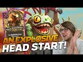 What An EXPLOSIVE Head Start to This Game! | Hearthstone Battlegrounds | Savjz