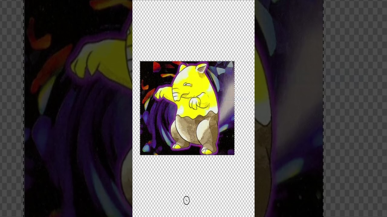 Extending Pokemon Card Art with Photoshop AI - DROWZEE