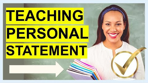 TEACHING Personal Statement! How To Write A BRILLIANT Teacher PERSONAL STATEMENT & Job Application!