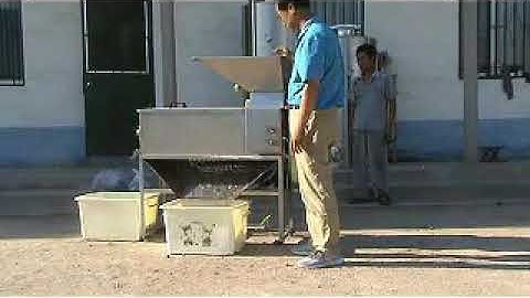 grape stem remover crushing machine