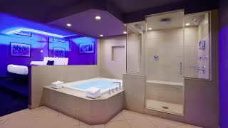 Romantic Getaway at Prestige Club Escapes Room tour Hypnotic suite with spa tub at AMBIANCE