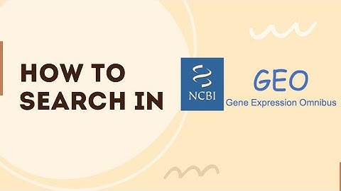 How to Search the GEO Database | Gene Expression Data Tutorial