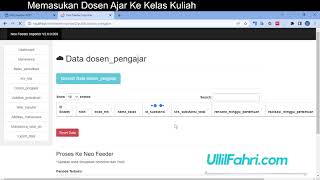 Cara Mudah Import Data Dosen Ajar ke Neo Feeder Terbaru
