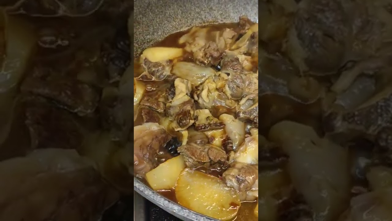 slow cook beef brisket and tendon beef asmr shorts brisket 