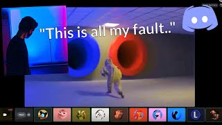 Kane Pixels reacts to Backrooms Death slide videos (Discord Clip)