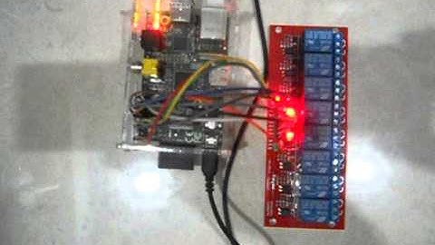 Raspberry PI Control Relay 8 Channel
