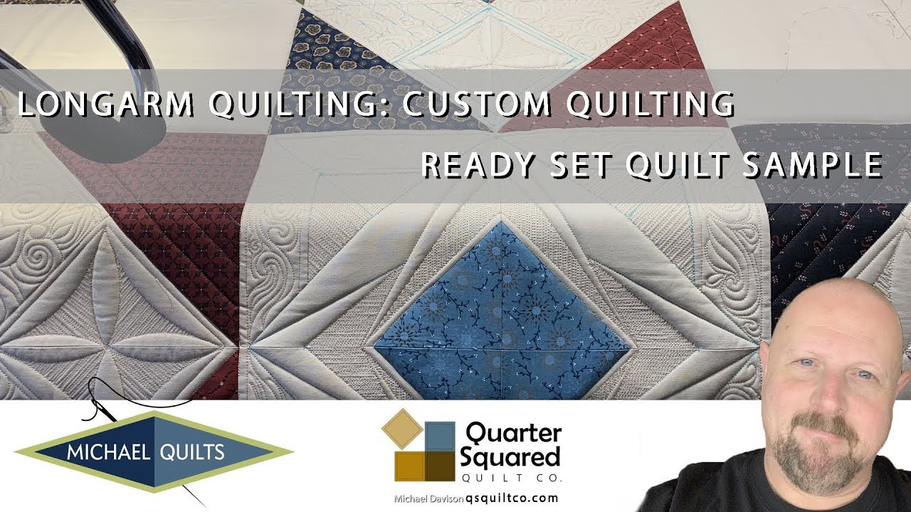 Машинная стежалка на длиннорукой машине — индивидуальный заказ для готовых комплектов стёганых од...