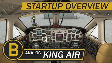 Steam Gauge Overhaul - Analog King Air - Start Up Preview