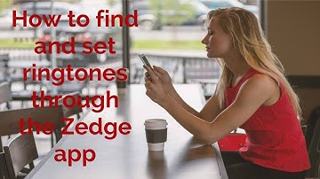 How to find and set ringtones through the Zedge app