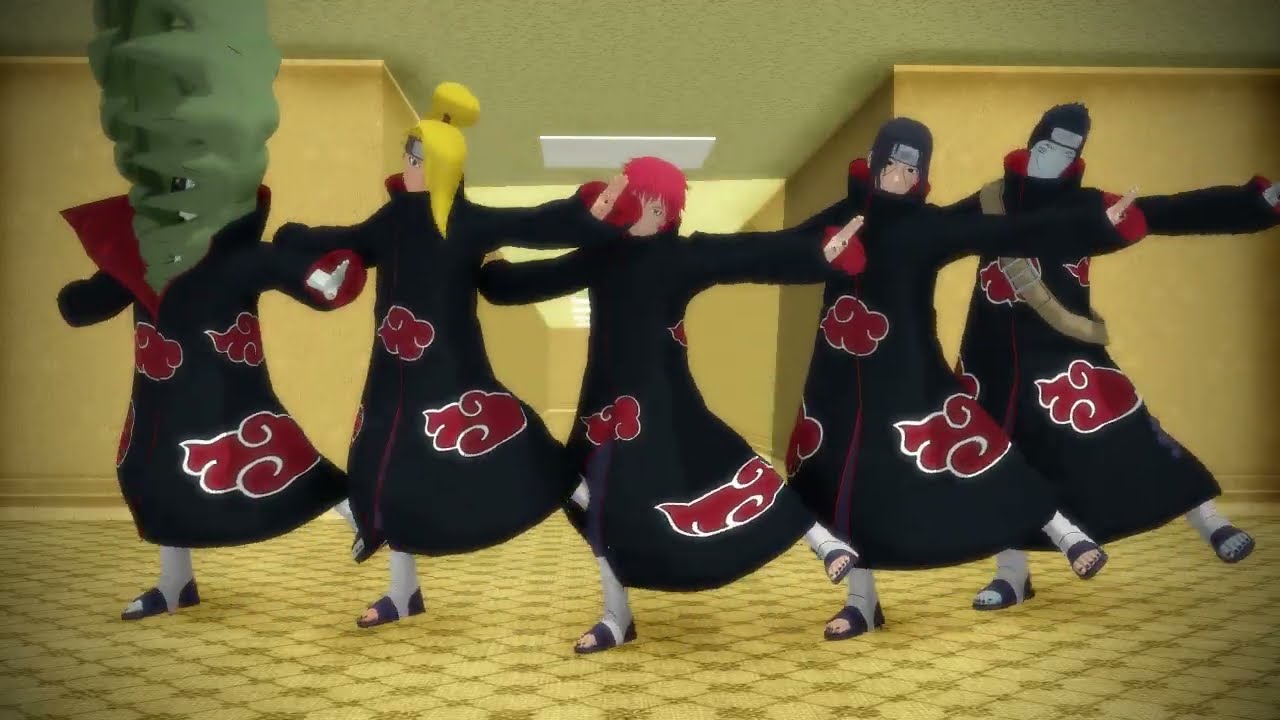 [Naruto MMD] Backrooms Popipo [Deidara, Sasori, Kisame, Itachi, Zetsu]