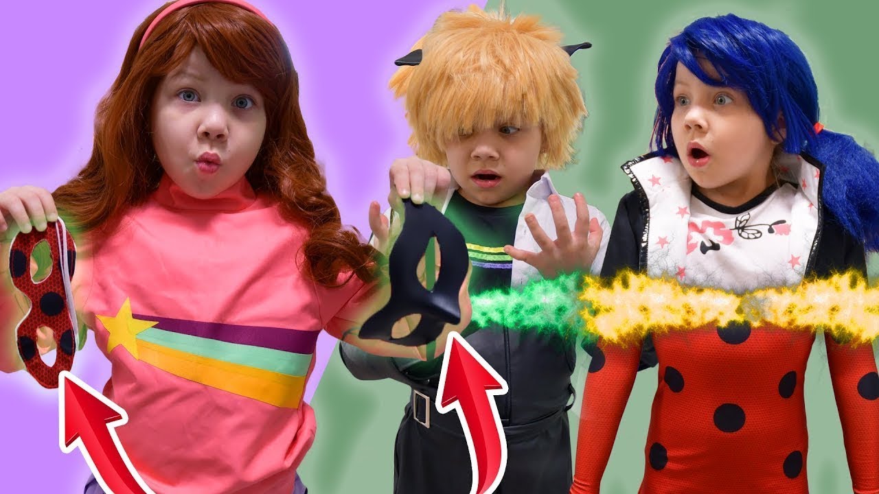 ميبل و ديبر يشاهدو الدعسوقة و القط الأسود || كشف الغموض الدعسوقة و القط الأسود