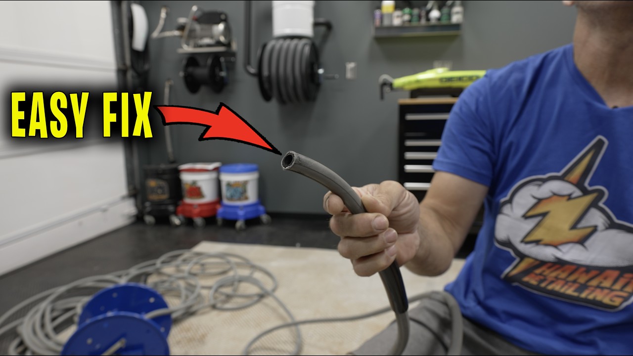 Как отремонтировать шланг мойки высокого давления! Быстро и просто!