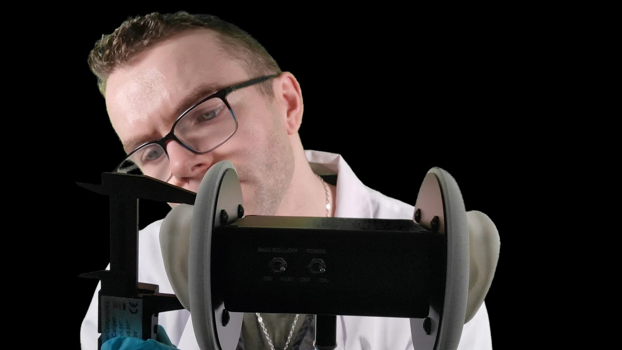 ASMR Otoscope & Measuring Exam 👂 YouTube