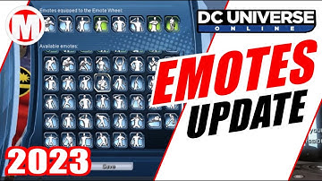 DCUO Emotes Update